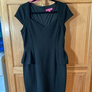 Betsy Johnson Black Dress Size 10
